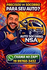 Caminhão guincho de AUTO SOCORRO NSA em Paulínia - SP